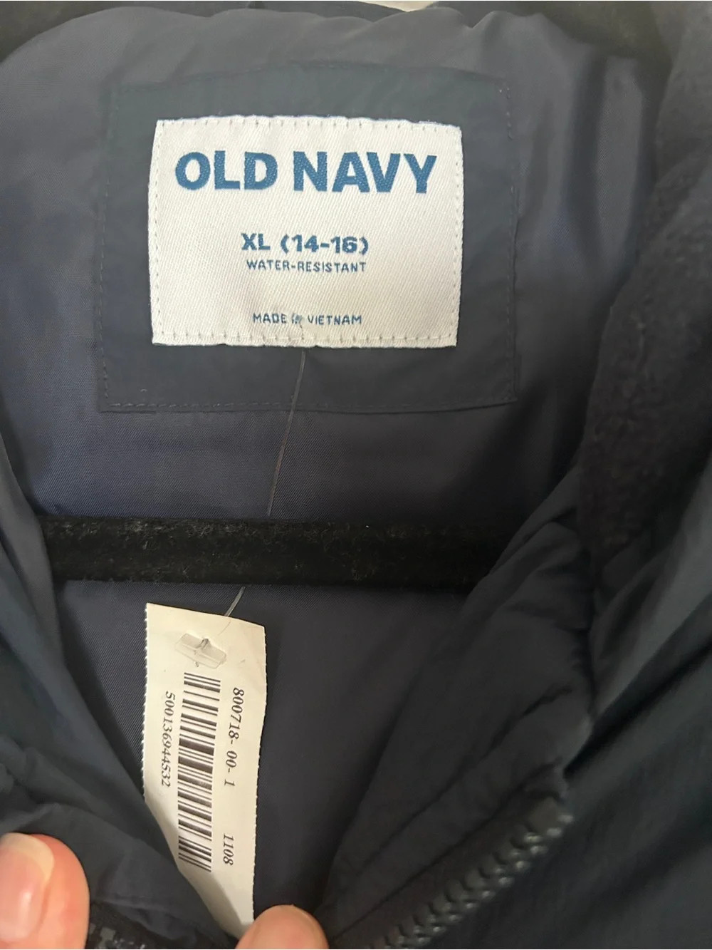 Old Navy Water-Resistant Hooded Bomber Jacket for Boys NWT